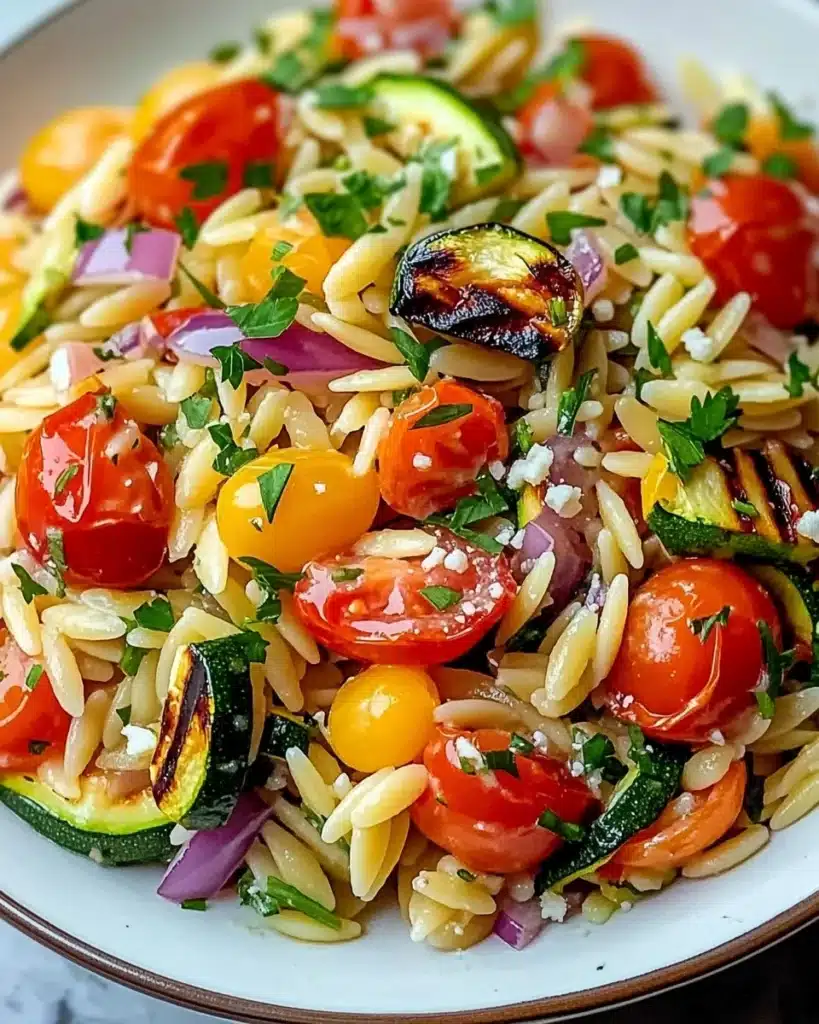 Roasted Vegetable Orzo Recipe
