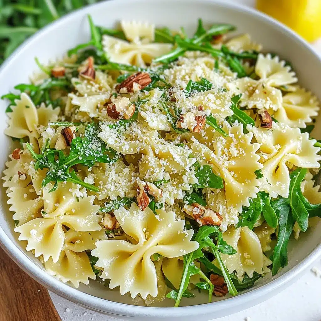 Lemon Arugula Pasta Salad Recipe - Recipe Image