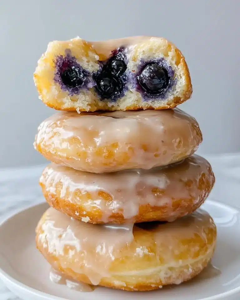 Baked Blueberry Donuts Recipe