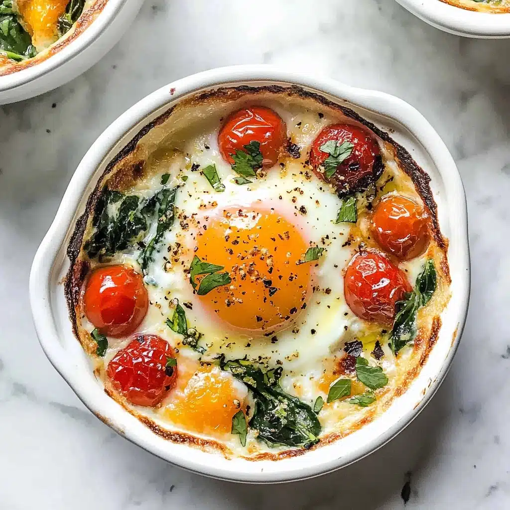 Baked Feta Eggs Recipe - Recipe Image