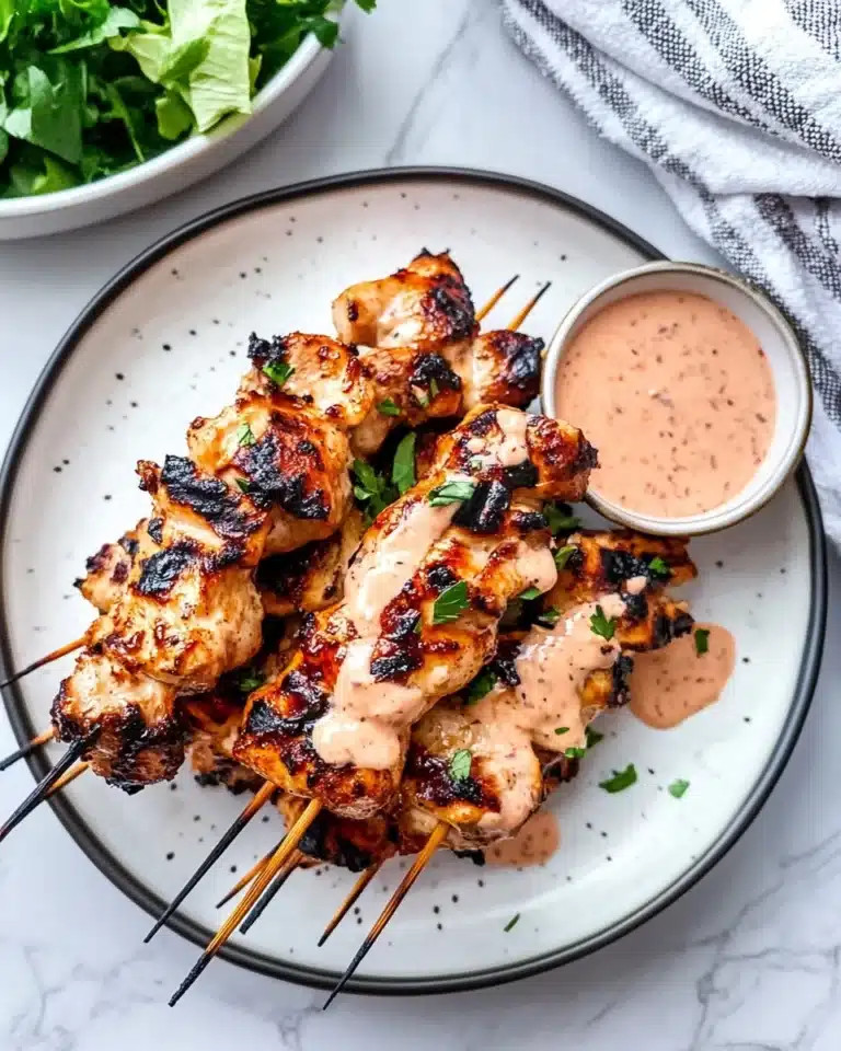 Bang Bang Chicken Skewers Recipe