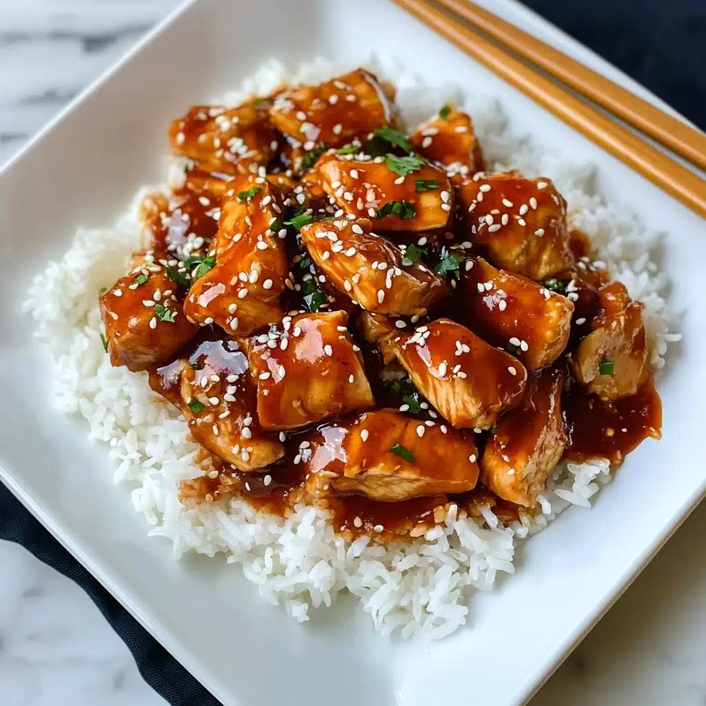 Instant Pot Honey Garlic Chicken Recipe - Recipe Image