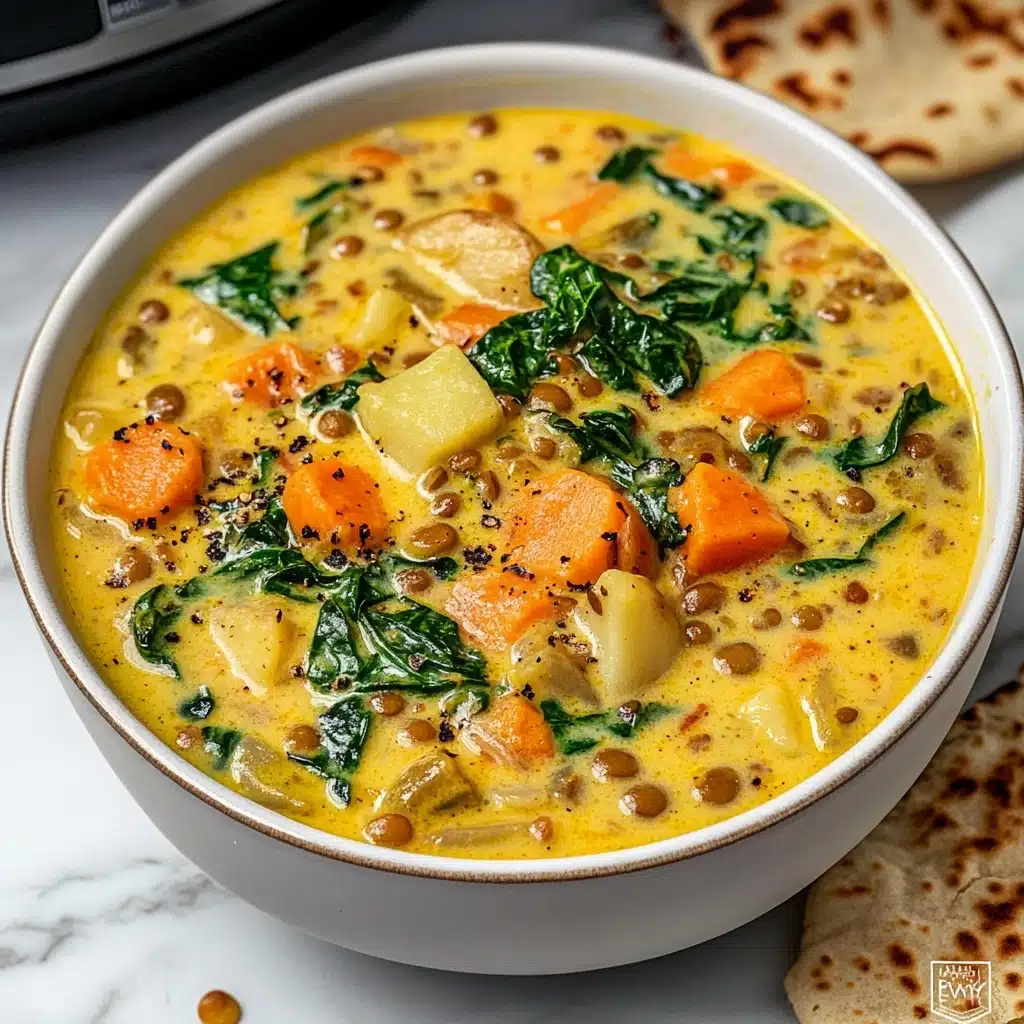 Instant Pot Coconut Curry Lentil Soup Recipe - Recipe Image
