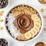 Chocolate Peanut Butter Smoothie Bowl Recipe