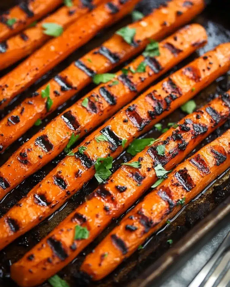 Grilled and Glazed Carrots Recipe