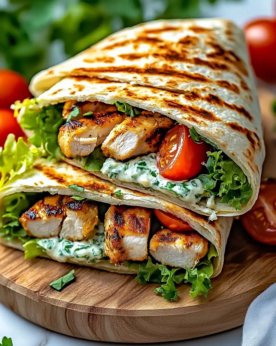 Mediterranean Chicken Gyros Recipe
