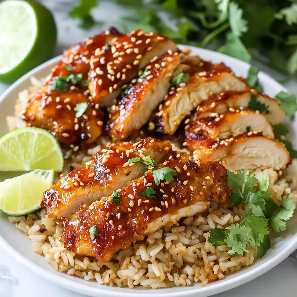 Baked Crunchy Hot Honey Chicken Recipe - Recipe Image