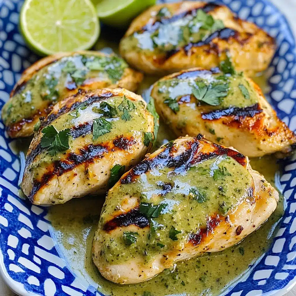 Grilled Salsa Verde Pepper Jack Chicken Recipe - Recipe Image