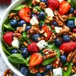 15-Minute Strawberry Spinach Salad Recipe
