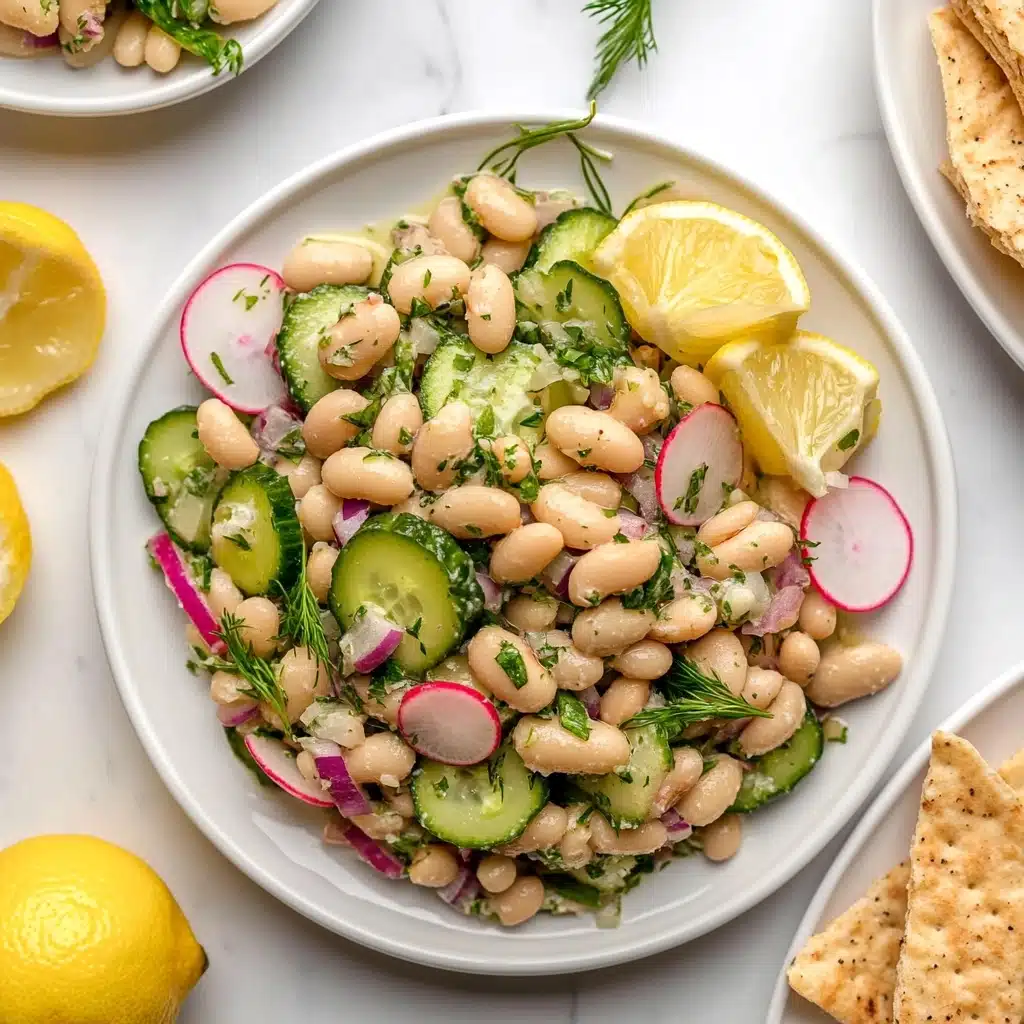 Dilly White Bean Cucumber Salad Recipe - Recipe Image