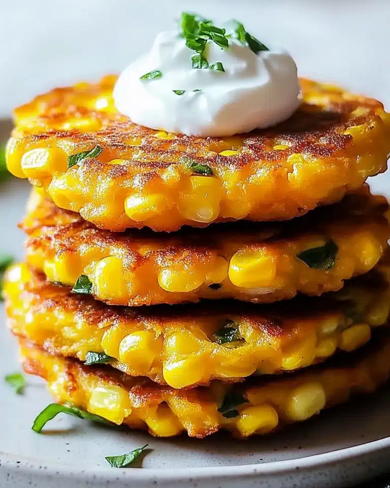 Cheesy Corn Fritters Recipe