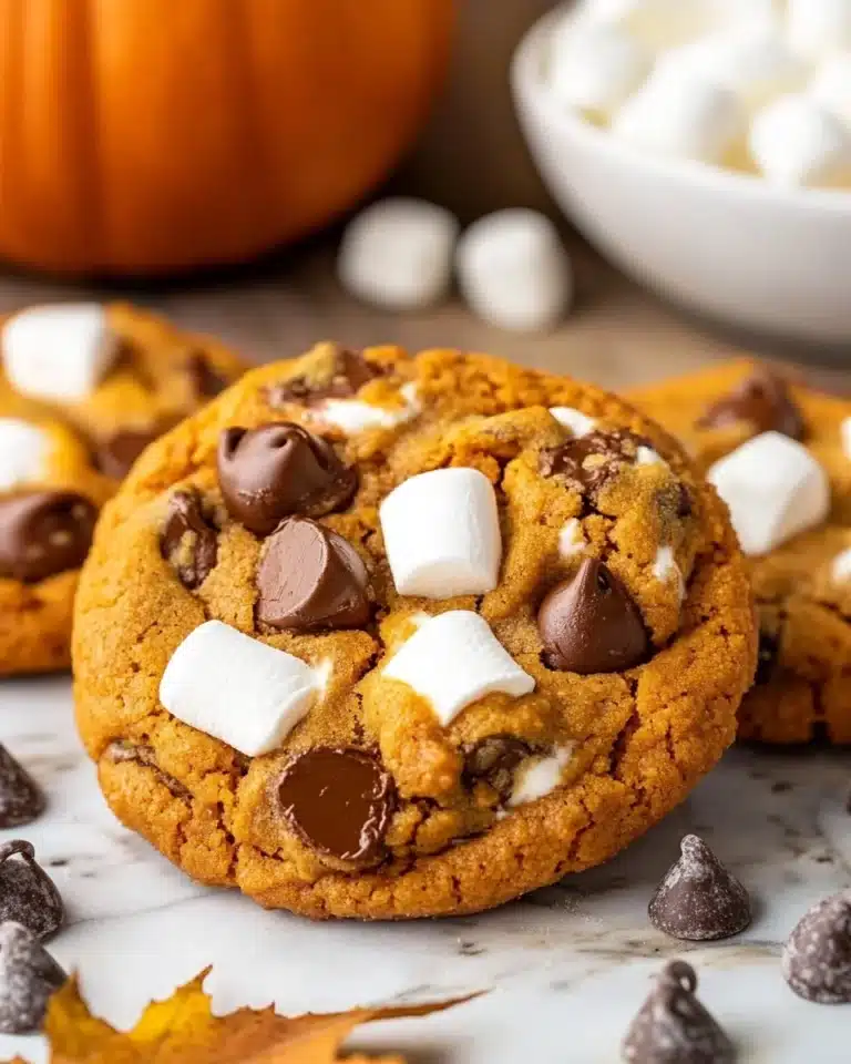 Pumpkin S’mores Cookies Recipe