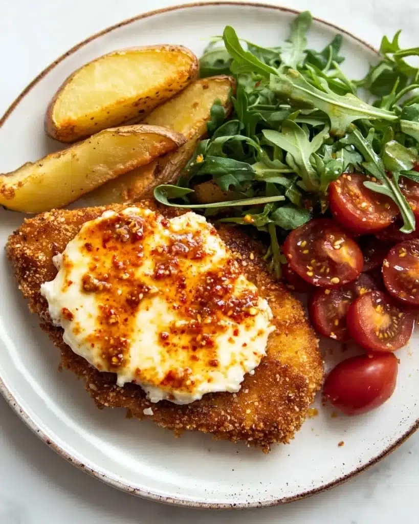 Crispy Hot Honey Feta Chicken Recipe