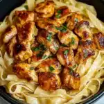 Spicy Cajun Honey Butter Chicken & Pasta Recipe