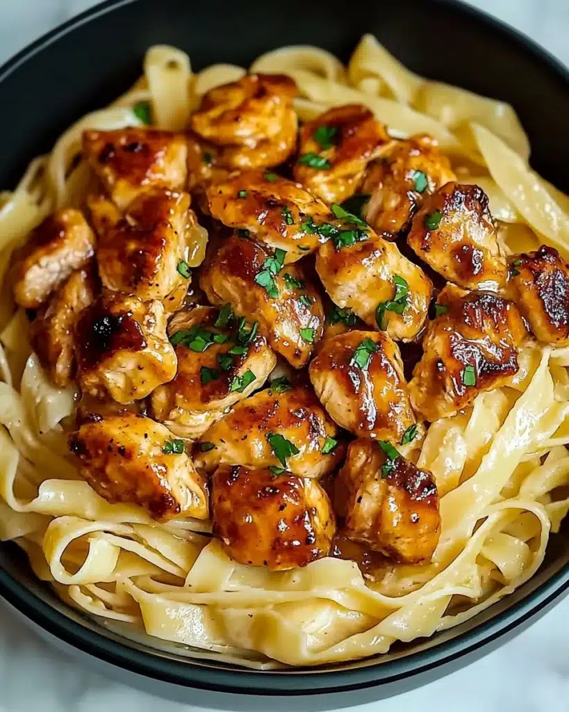 Spicy Cajun Honey Butter Chicken & Pasta Recipe
