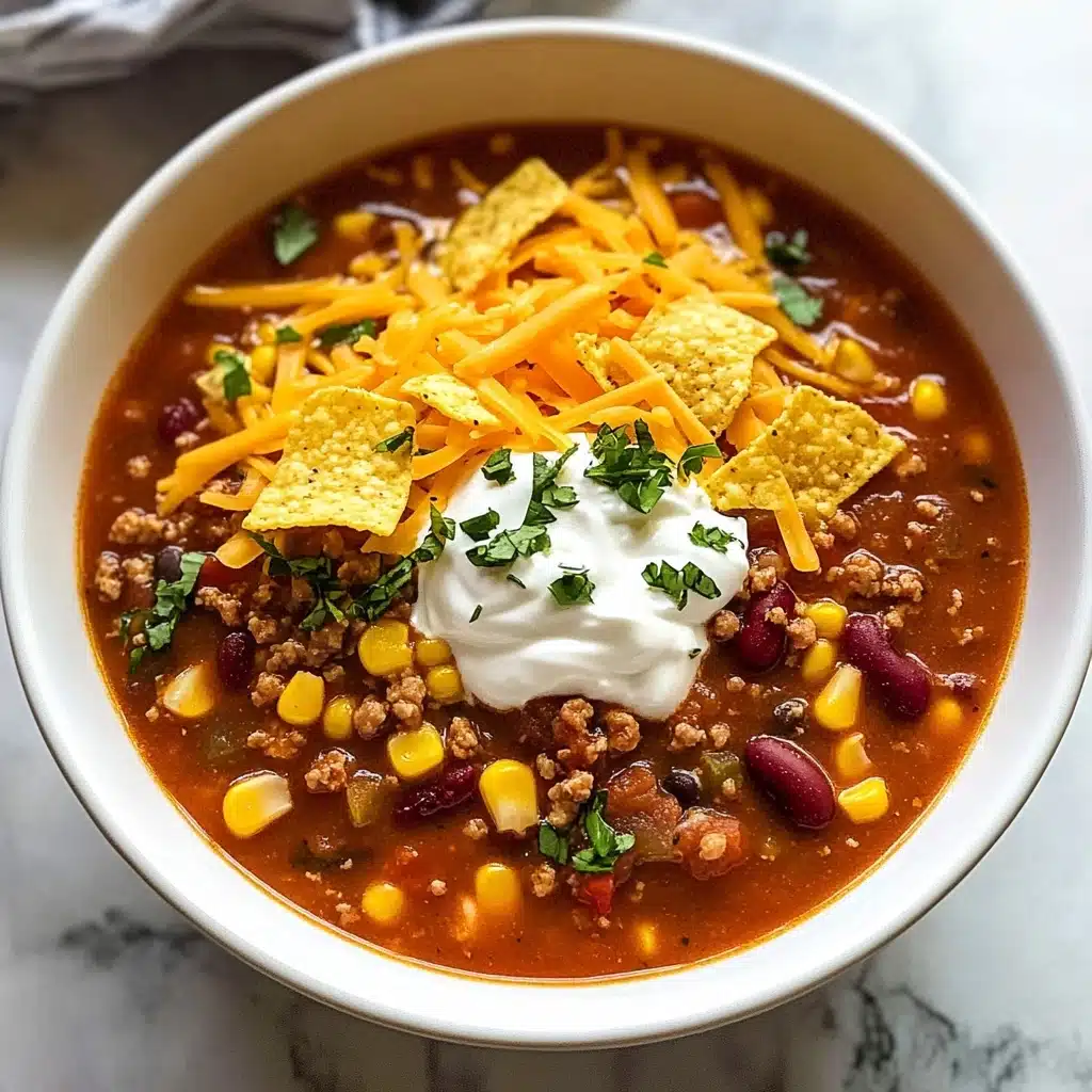 Easy Taco Soup Recipe - Recipe Image