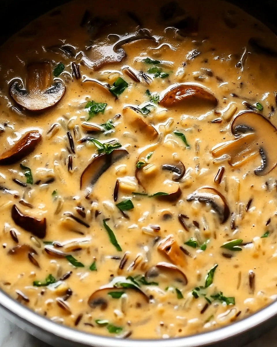Creamy Wild Rice and Mushroom Soup Recipe