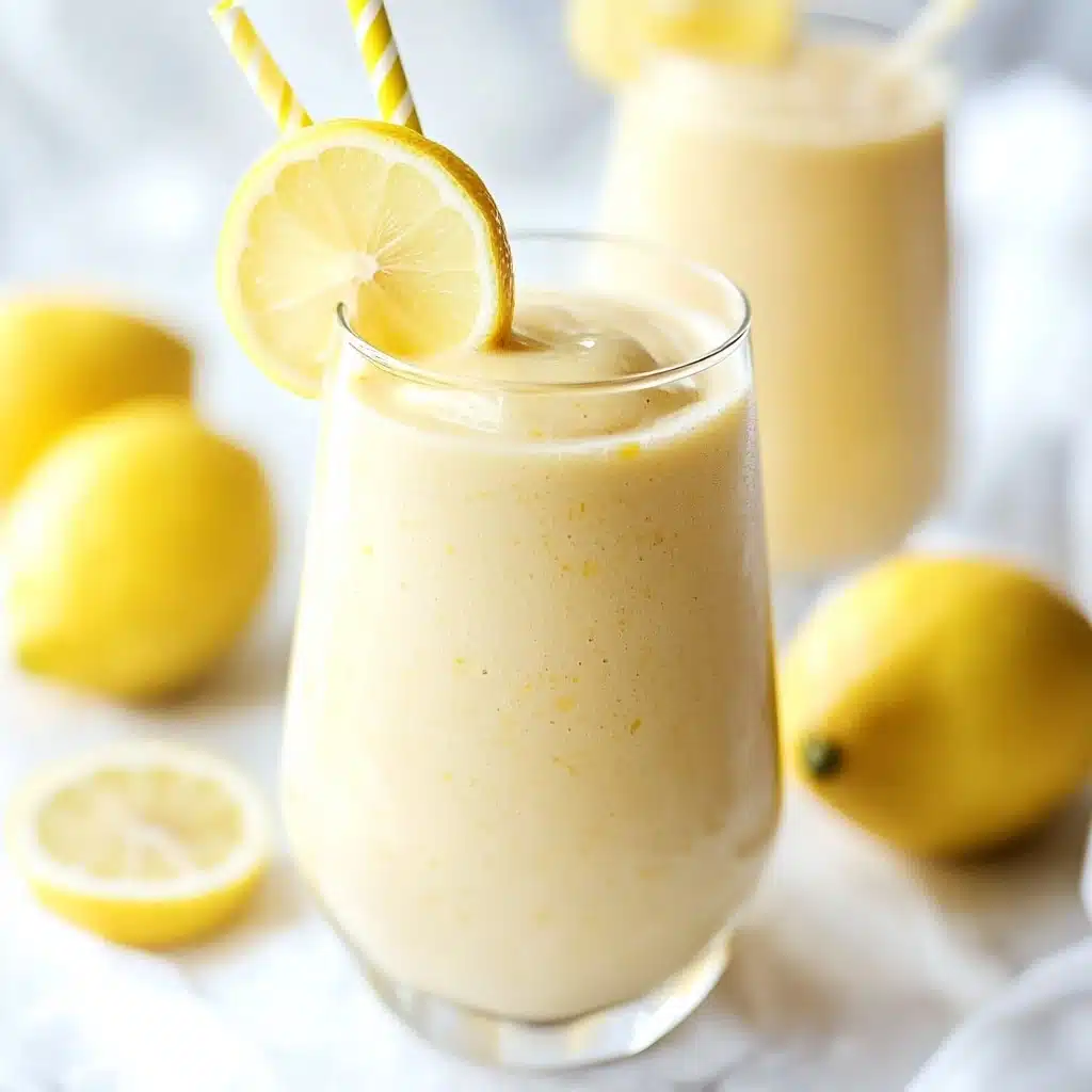 Fresh Lemon Ginger Detoxifying Smoothie Recipe - Recipe Image