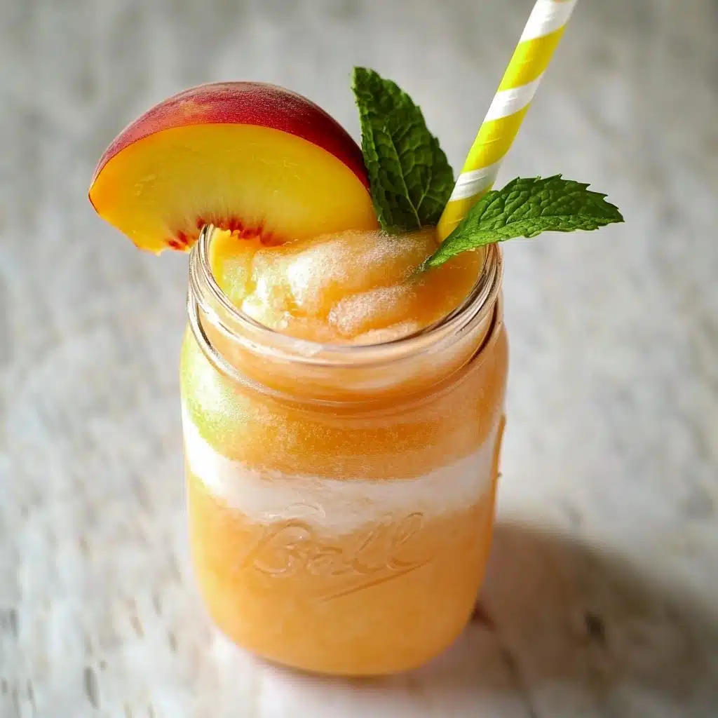 Peach Lemonade Slush Recipe - Recipe Image