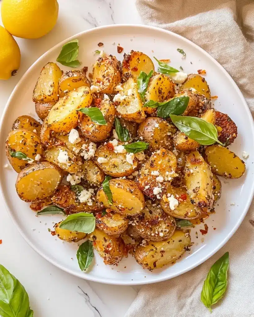 Baked Feta Potatoes Recipe
