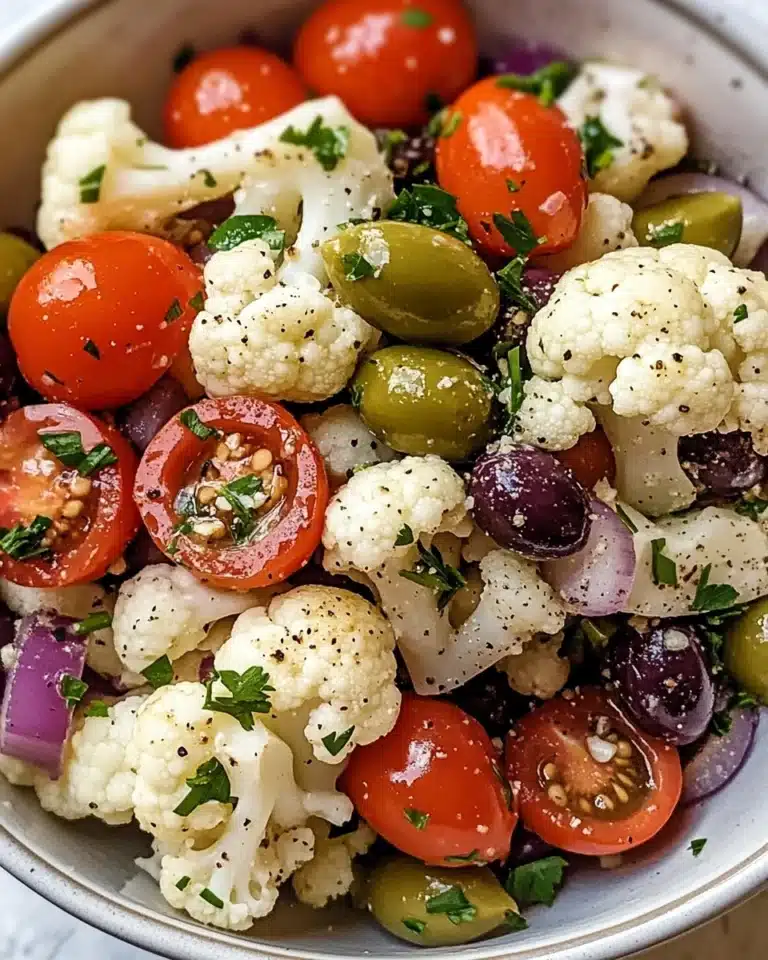 Sicilian Cauliflower Salad Recipe