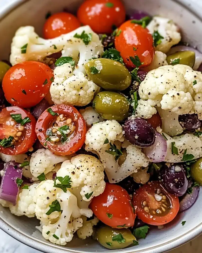 Sicilian Cauliflower Salad Recipe