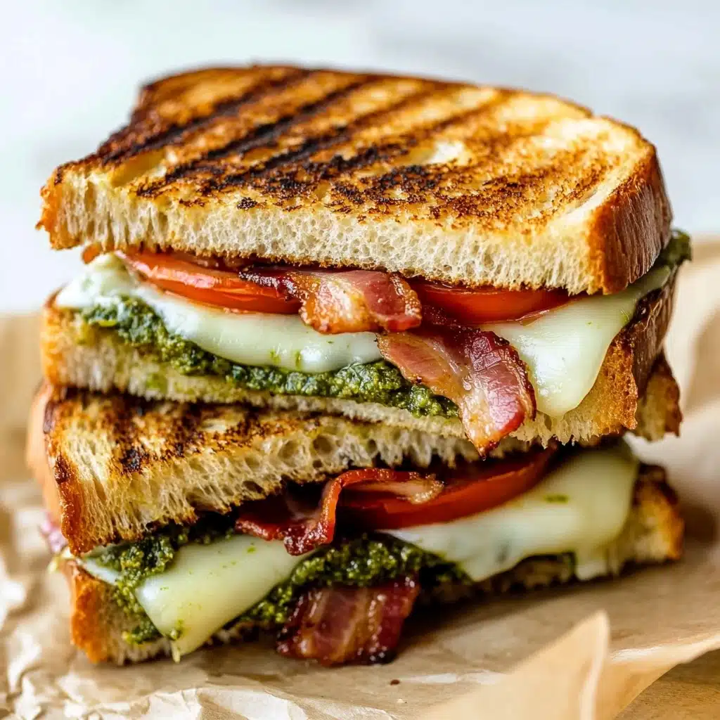 Pesto Grilled Cheese Sandwich Recipe - Recipe Image