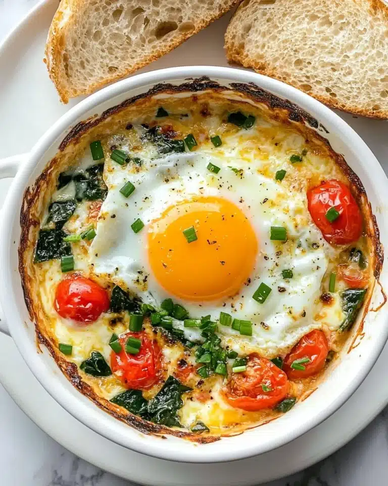 Baked Feta Eggs Recipe