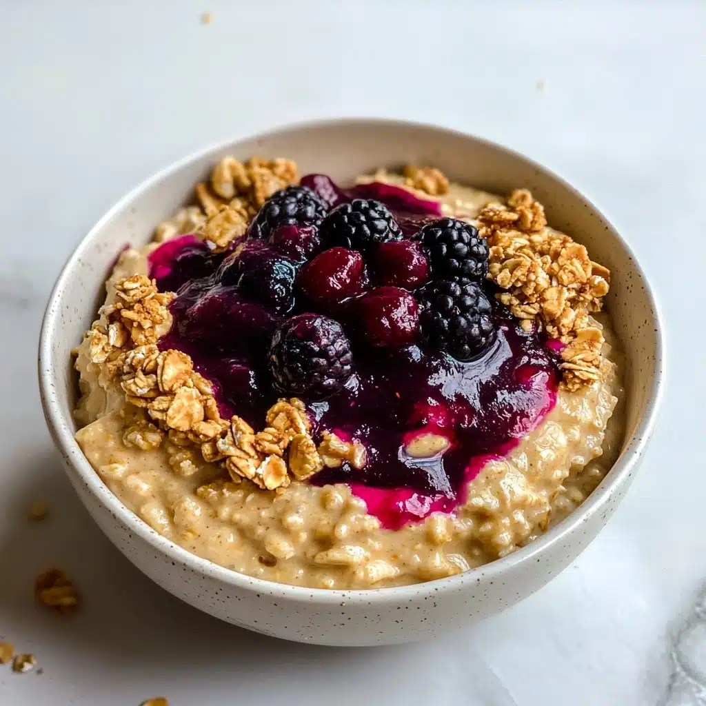 Blueberry Pie Overnight Oats Recipe - Recipe Image