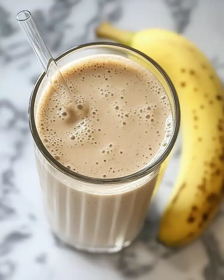 Vanilla Cinnamon Banana Smoothie Recipe