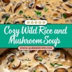 Creamy Wild Rice and Mushroom Soup Recipe