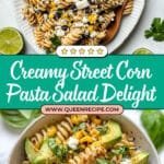 Creamy Street Corn Pasta Salad Recipe