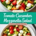 Tomato Cucumber Mozzarella Salad Recipe