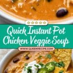 Instant Pot Chicken Vegetable Soup Recipe