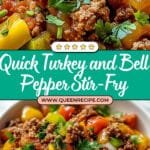 Ground Turkey and Peppers Stir-Fry Recipe