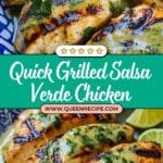Grilled Salsa Verde Pepper Jack Chicken Recipe