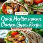 Mediterranean Chicken Gyros Recipe