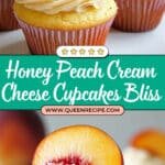 Honey Peach Cream Cheese Cupcakes Recipe
