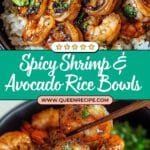 Spicy Shrimp and Avocado Rice Bowl Recipe