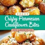 Crispy Parmesan Cauliflower Bites Recipe
