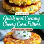 Cheesy Corn Fritters Recipe