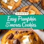 Pumpkin S’mores Cookies Recipe