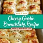 Homemade Cheesy Breadsticks Recipe