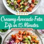 Seriously Addicting Avocado Feta Dip Recipe