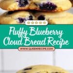 Cottage Cheese Blueberry Cloud Bread Recipe