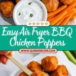 Air Fryer BBQ Chicken Poppers Recipe
