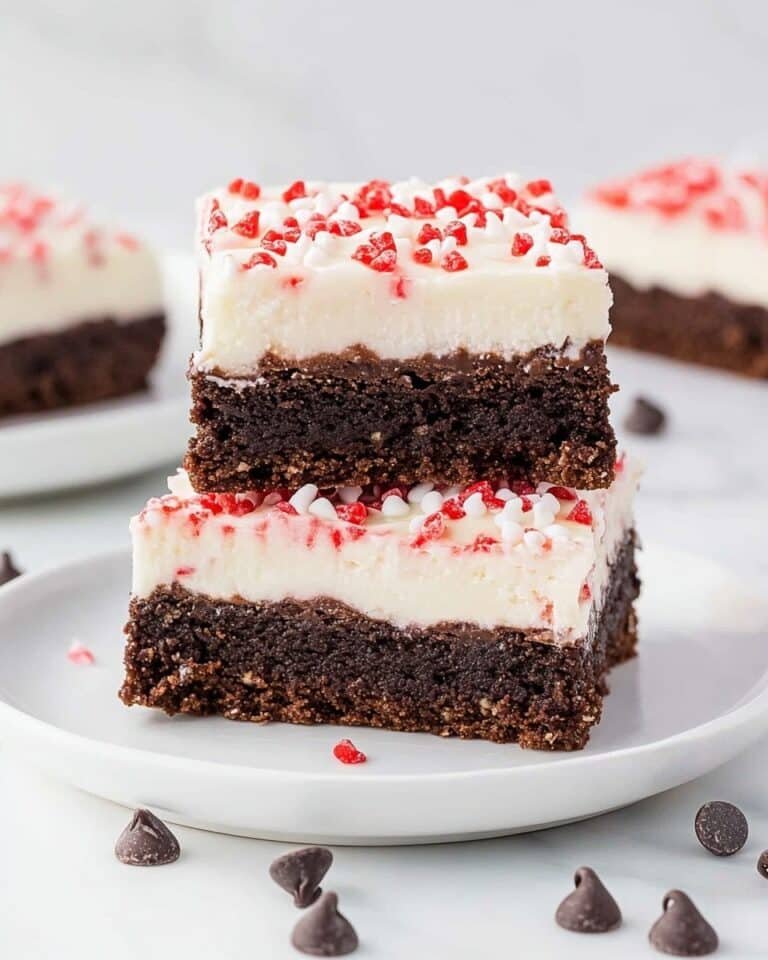 Peppermint Bark Brownies Recipe