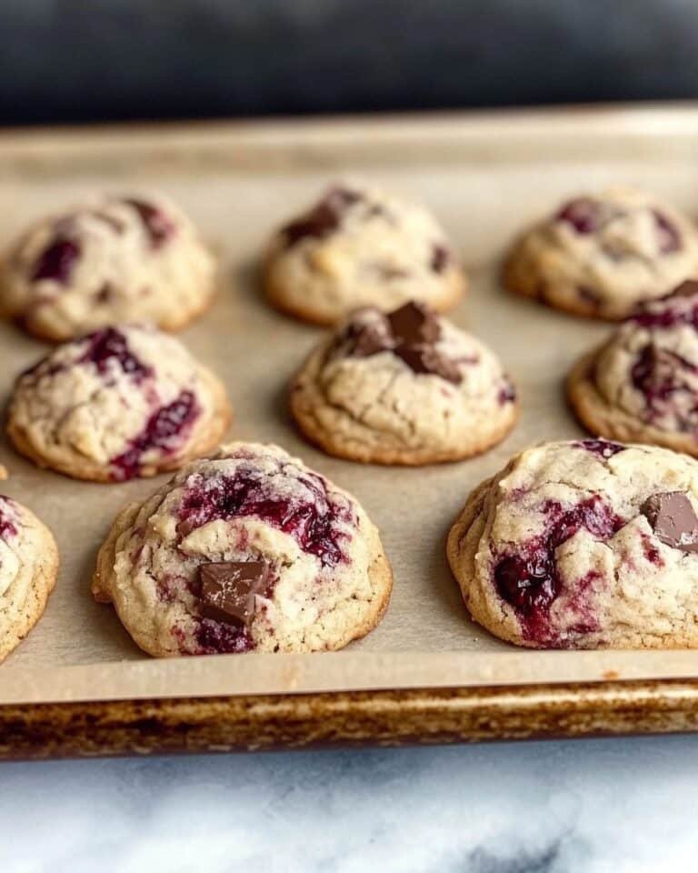Raspberry Chocolate Chunk Cookies Recipe