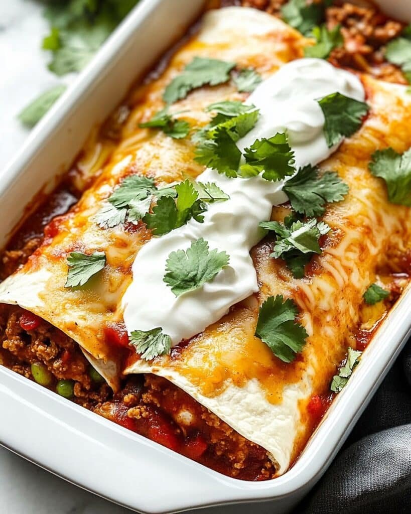 Ground Beef Enchiladas Recipe
