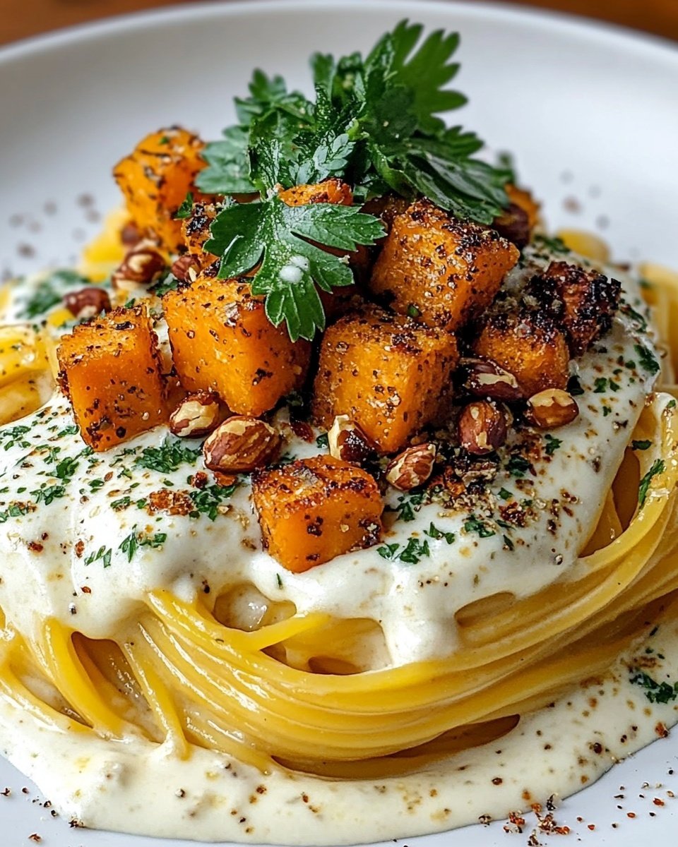 Savory Butternut Squash & Sage Pasta Recipe